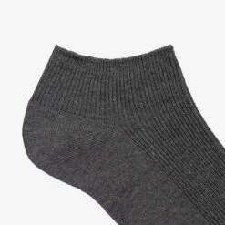 UTILITEES Mixed Cotton Sneaker Socks - Grey -Denim Clothing-Iron Heart International UTSS GRY 1