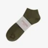 UTILITEES Mixed Cotton Sneaker Socks - Khaki 1 UTILITEES Mixed Cotton Sneaker Socks - Khaki -Denim Clothing-Iron Heart International UTSS KHA