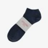 UTILITEES Mixed Cotton Sneaker Socks - Navy -Denim Clothing-Iron Heart International UTSS NAV
