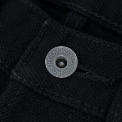 Berkeley Supply X Snake Oil Provisions Collaboration 21oz Selvedge Denim Slim Tapered Jeans - Superblack (Fades To Grey) -Denim Clothing-Iron Heart International bs69xsop420 12