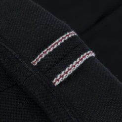 Berkeley Supply X Snake Oil Provisions Collaboration 21oz Selvedge Denim Slim Tapered Jeans - Superblack (Fades To Grey) -Denim Clothing-Iron Heart International bs69xsop420 13