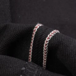 Berkeley Supply X Snake Oil Provisions Collaboration 21oz Selvedge Denim Slim Tapered Jeans - Superblack (Fades To Grey) -Denim Clothing-Iron Heart International bs69xsop420 7