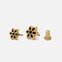 GOOD ART HLYWD Cutout Rosette Stud Earring - Gold