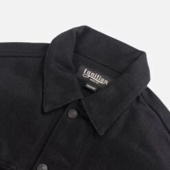 Ignition Works 20oz Denim Tracker Vest - Black -Denim Clothing-Iron Heart International igw 201b 4