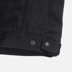 Ignition Works 20oz Denim Tracker Vest - Black -Denim Clothing-Iron Heart International igw 201b 6