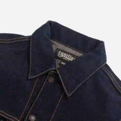 Ignition Works 19oz Stretch Denim Tracker Vest - Indigo -Denim Clothing-Iron Heart International igw 201d 4