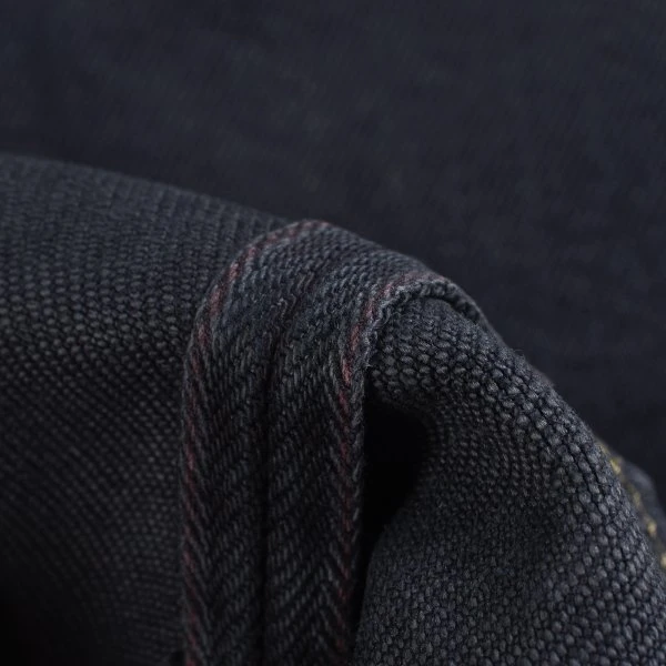 21oz Selvedge Denim "1955" Straight Cut Jeans - Indigo Overdyed Black 14 21oz Selvedge Denim "1955" Straight Cut Jeans - Indigo Overdyed Black - Image 12