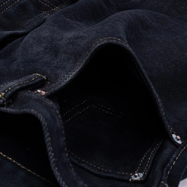 21oz Selvedge Denim "1955" Straight Cut Jeans - Indigo Overdyed Black 16 21oz Selvedge Denim "1955" Straight Cut Jeans - Indigo Overdyed Black - Image 14