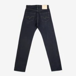 21oz Selvedge Denim "1955" Straight Cut Jeans - Indigo Overdyed Black 20 21oz Selvedge Denim "1955" Straight Cut Jeans - Indigo Overdyed Black -Denim Clothing-Iron Heart International ih 1955s od 3