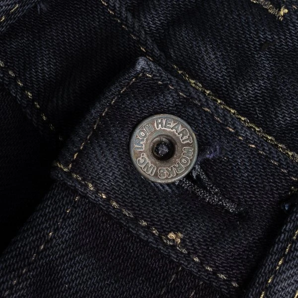 21oz Selvedge Denim "1955" Straight Cut Jeans - Indigo Overdyed Black 9 21oz Selvedge Denim "1955" Straight Cut Jeans - Indigo Overdyed Black - Image 7