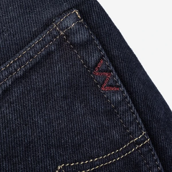 21oz Selvedge Denim "1955" Straight Cut Jeans - Indigo Overdyed Black 12 21oz Selvedge Denim "1955" Straight Cut Jeans - Indigo Overdyed Black - Image 10