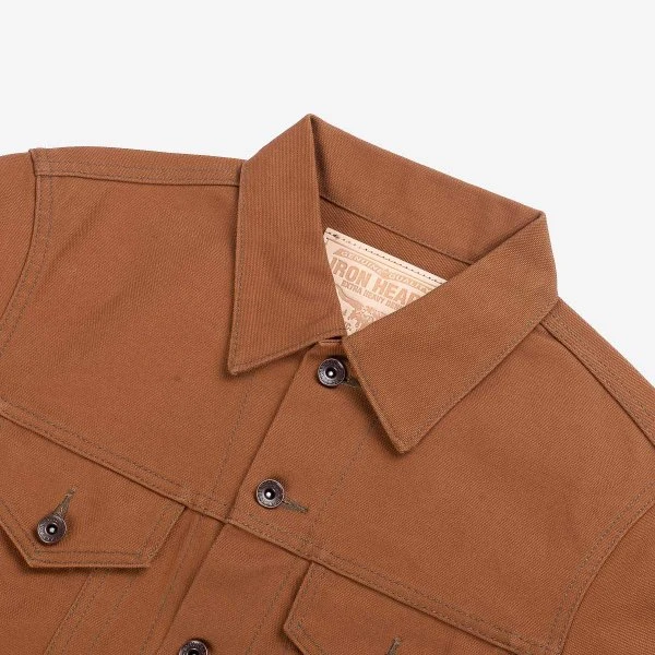 17oz Duck Modified Type III Jacket - Brown 5 17oz Duck Modified Type III Jacket - Brown - Image 3