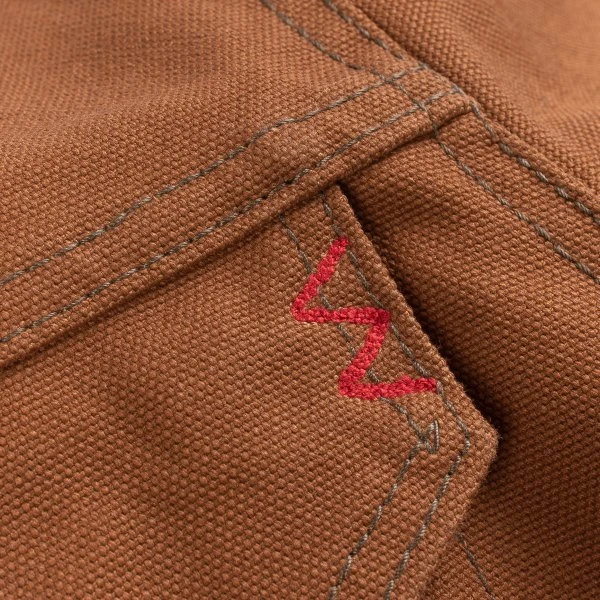 17oz Duck Modified Type III Jacket - Brown 9 17oz Duck Modified Type III Jacket - Brown - Image 7