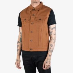 17oz Duck Modified Type III Vest - Brown