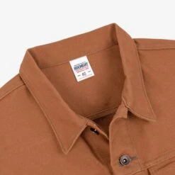 17oz Duck Modified Type III Vest - Brown -Denim Clothing-Iron Heart International ih 2526v 6