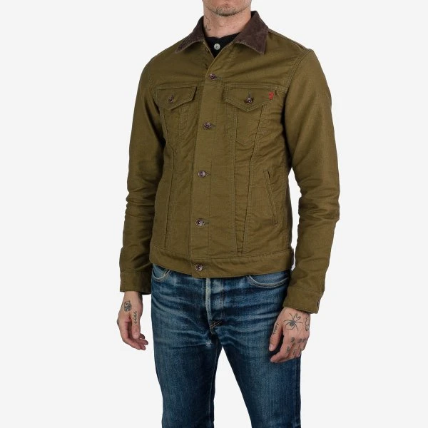 12oz Whipcord Modified Type III Jacket - Olive Drab Green 4 12oz Whipcord Modified Type III Jacket - Olive Drab Green - Image 2