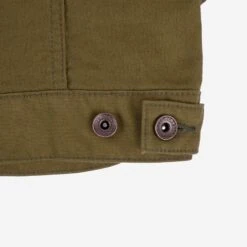 12oz Whipcord Modified Type III Jacket - Olive Drab Green 30 12oz Whipcord Modified Type III Jacket - Olive Drab Green -Denim Clothing-Iron Heart International ih 526 odg 13