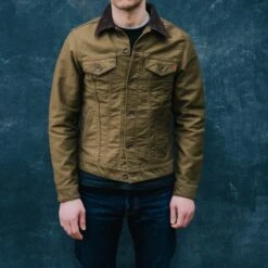 12oz Whipcord Modified Type III Jacket - Olive Drab Green 20 12oz Whipcord Modified Type III Jacket - Olive Drab Green -Denim Clothing-Iron Heart International ih 526 odg 3