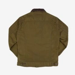12oz Whipcord Modified Type III Jacket - Olive Drab Green 21 12oz Whipcord Modified Type III Jacket - Olive Drab Green -Denim Clothing-Iron Heart International ih 526 odg 4
