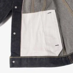 14oz Selvedge Denim Modified Type III Jacket - Indigo 24 14oz Selvedge Denim Modified Type III Jacket - Indigo -Denim Clothing-Iron Heart International ih 526j 142 7