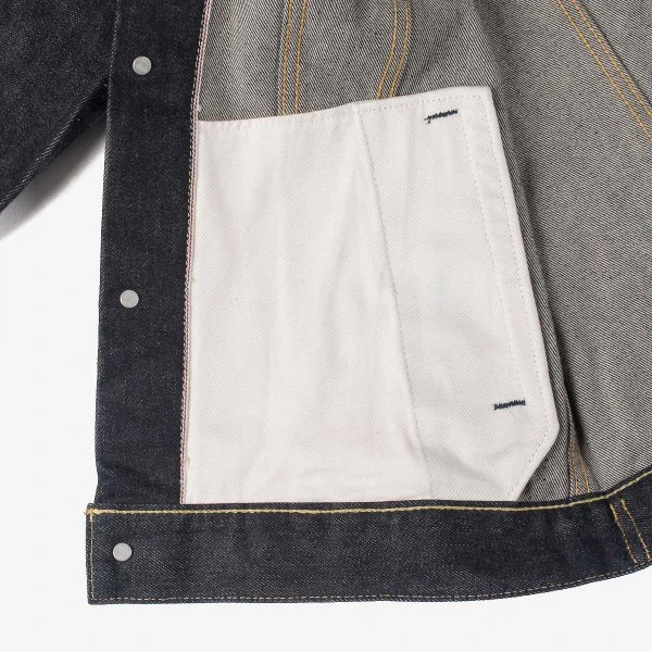 14oz Selvedge Denim Modified Type III Jacket - Indigo 10 14oz Selvedge Denim Modified Type III Jacket - Indigo - Image 8