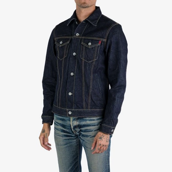 14oz Selvedge Denim Modified Type III Jacket - Indigo 3 14oz Selvedge Denim Modified Type III Jacket - Indigo
