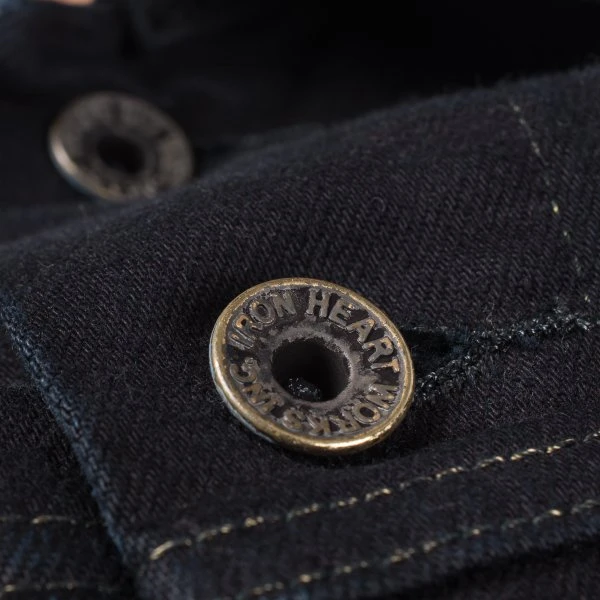 14oz Selvedge Denim Modified Type III Jacket - Indigo Overdyed Black 11 14oz Selvedge Denim Modified Type III Jacket - Indigo Overdyed Black - Image 9
