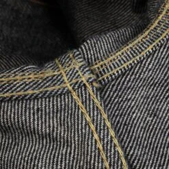 19oz Left-Hand Twill Selvedge Denim Type III Jacket - Indigo 31 19oz Left-Hand Twill Selvedge Denim Type III Jacket - Indigo -Denim Clothing-Iron Heart International ih 526l 14