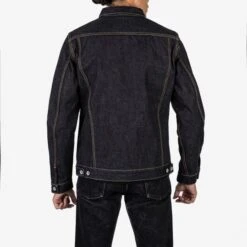 19oz Left-Hand Twill Selvedge Denim Type III Jacket - Indigo 19 19oz Left-Hand Twill Selvedge Denim Type III Jacket - Indigo -Denim Clothing-Iron Heart International ih 526l 2