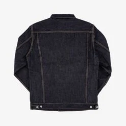 19oz Left-Hand Twill Selvedge Denim Type III Jacket - Indigo 20 19oz Left-Hand Twill Selvedge Denim Type III Jacket - Indigo -Denim Clothing-Iron Heart International ih 526l 3