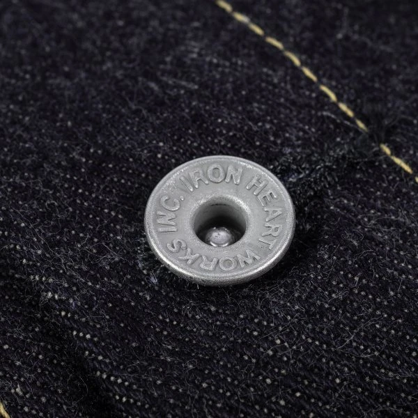 19oz Left-Hand Twill Selvedge Denim Type III Jacket - Indigo 8 19oz Left-Hand Twill Selvedge Denim Type III Jacket - Indigo - Image 6