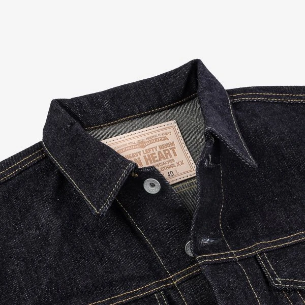 19oz Left-Hand Twill Selvedge Denim Type III Jacket - Indigo 9 19oz Left-Hand Twill Selvedge Denim Type III Jacket - Indigo - Image 7