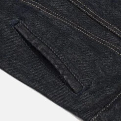 21oz Selvedge Denim Modified Type III Vest - Indigo 14 21oz Selvedge Denim Modified Type III Vest - Indigo -Denim Clothing-Iron Heart International ih 526sv 3