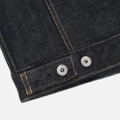 21oz Selvedge Denim Modified Type III Vest - Indigo 15 21oz Selvedge Denim Modified Type III Vest - Indigo -Denim Clothing-Iron Heart International ih 526sv 4