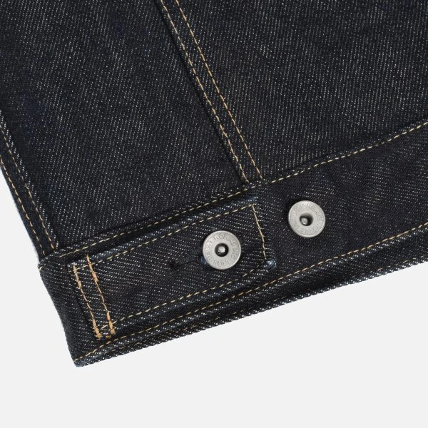 21oz Selvedge Denim Modified Type III Vest - Indigo 7 21oz Selvedge Denim Modified Type III Vest - Indigo - Image 5