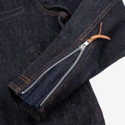 21oz Denim Rider's Jacket - Indigo -Denim Clothing-Iron Heart International ih 527j 6