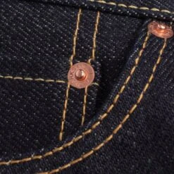 25oz Selvedge Denim Super Slim Cut Jeans - Indigo -Denim Clothing-Iron Heart International ih 555 xhs 8