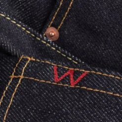 25oz Selvedge Denim Super Slim Cut Jeans - Indigo -Denim Clothing-Iron Heart International ih 555 xhs 9