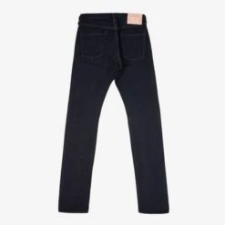 21oz Selvedge Denim Super Slim Cut Jeans - Indigo Overdyed Black -Denim Clothing-Iron Heart International ih 555S 21od 2
