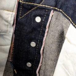 17oz Selvedge Denim Super Slim Cut Jeans - Natural Indigo -Denim Clothing-Iron Heart International ih 555n 10