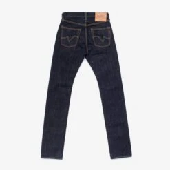 17oz Selvedge Denim Super Slim Cut Jeans - Natural Indigo -Denim Clothing-Iron Heart International ih 555n 3