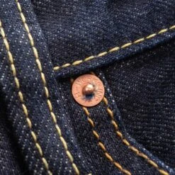 17oz Selvedge Denim Super Slim Cut Jeans - Natural Indigo -Denim Clothing-Iron Heart International ih 555n 8
