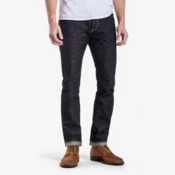 14oz Selvedge Denim Super Slim Cut Jeans - Indigo