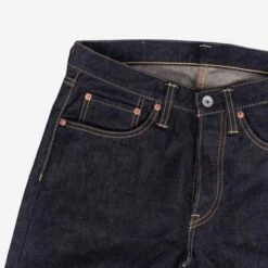 14oz Selvedge Denim Super Slim Cut Jeans - Indigo 16 14oz Selvedge Denim Super Slim Cut Jeans - Indigo -Denim Clothing-Iron Heart International ih 555s 142 3