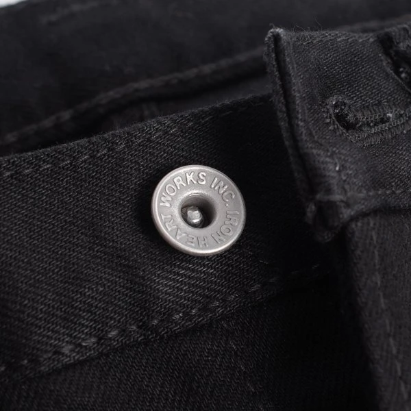 14oz Selvedge Denim Super Slim Cut Jeans - Black/Black 8 14oz Selvedge Denim Super Slim Cut Jeans - Black/Black - Image 6