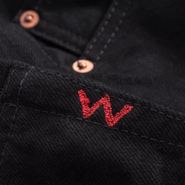 14oz Selvedge Denim Super Slim Cut Jeans - Black/Black 11 14oz Selvedge Denim Super Slim Cut Jeans - Black/Black - Image 9