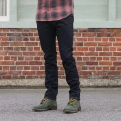 14oz Selvedge Denim Super Slim Cut Jeans - Indigo Overdyed Black -Denim Clothing-Iron Heart International ih 555s 142od 2