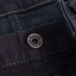 14oz Selvedge Denim Super Slim Cut Jeans - Indigo Overdyed Black -Denim Clothing-Iron Heart International ih 555s 142od 6