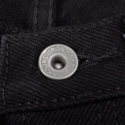 21oz Selvedge Denim Super Slim Cut Jeans - Superblack (Fades To Grey) -Denim Clothing-Iron Heart International ih 555s sbg 5
