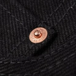 21oz Selvedge Denim Super Slim Cut Jeans - Superblack (Fades To Grey) -Denim Clothing-Iron Heart International ih 555s sbg 7